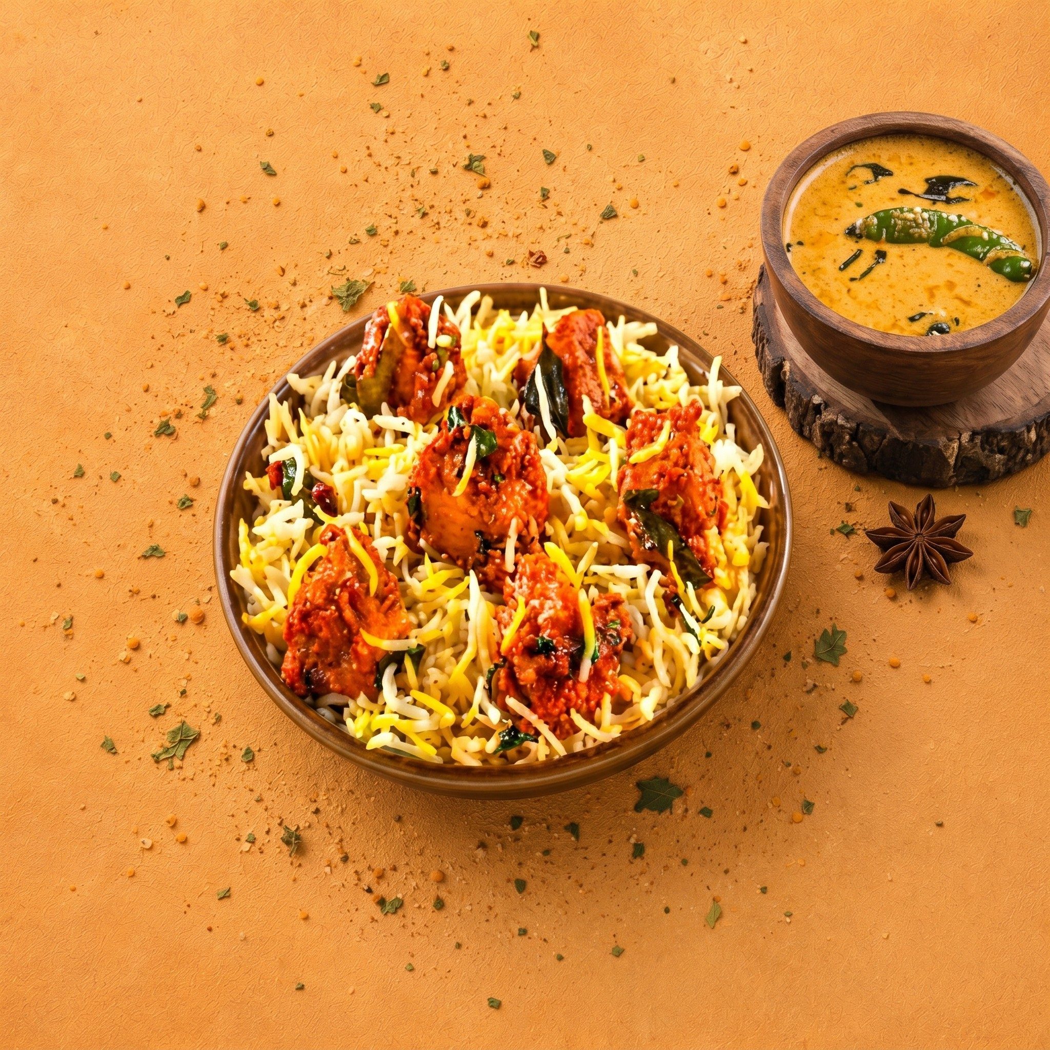 Paneer 65 Biryani.