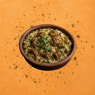 Curry Leaf Goat Biryani