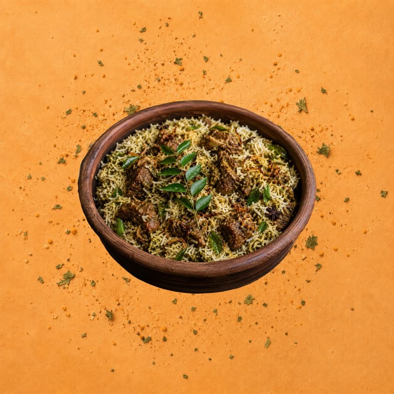 Delicious Goat Biryani