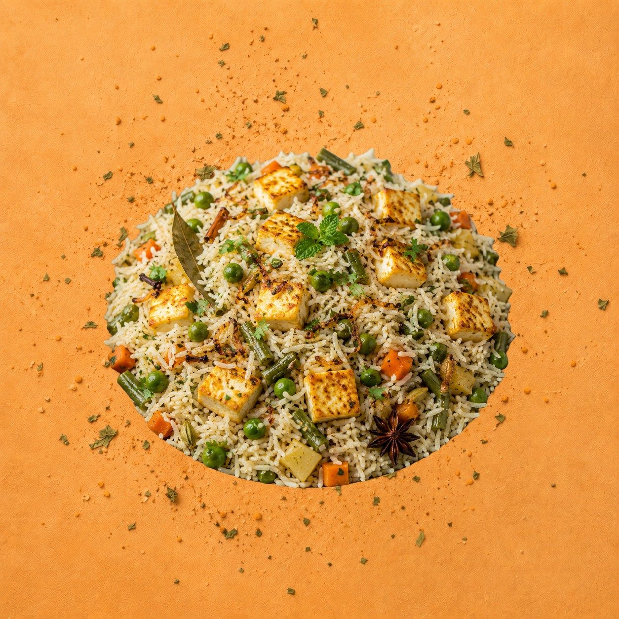 Paneer Pulao.