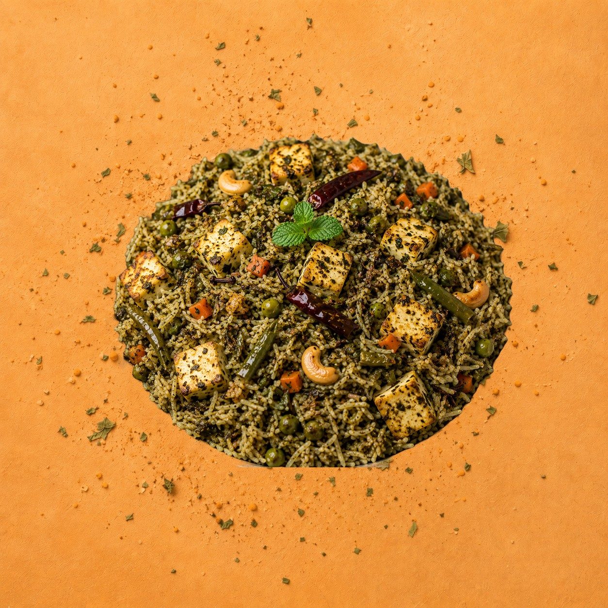 Gongura Paneer Pulao.