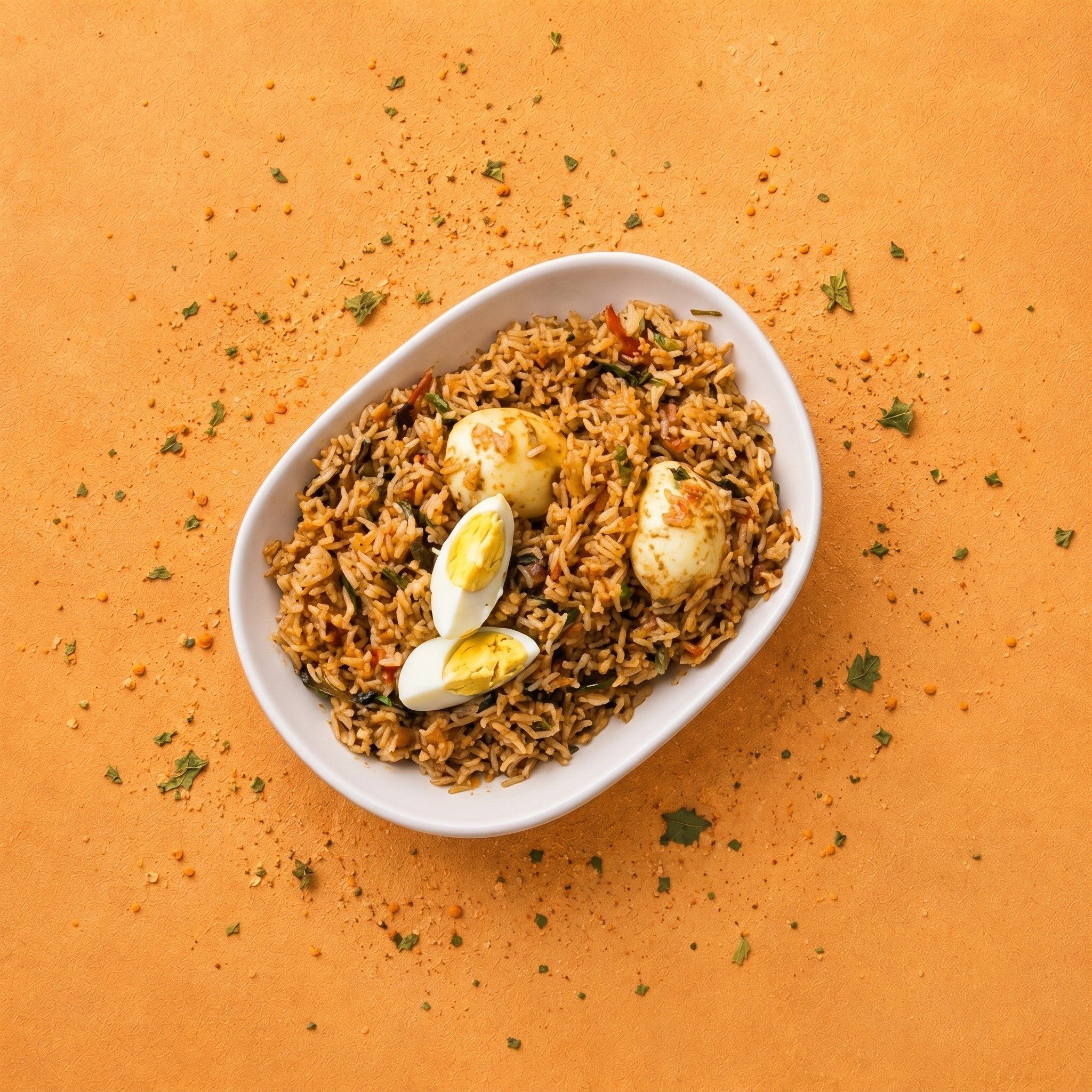 Egg Biryani.