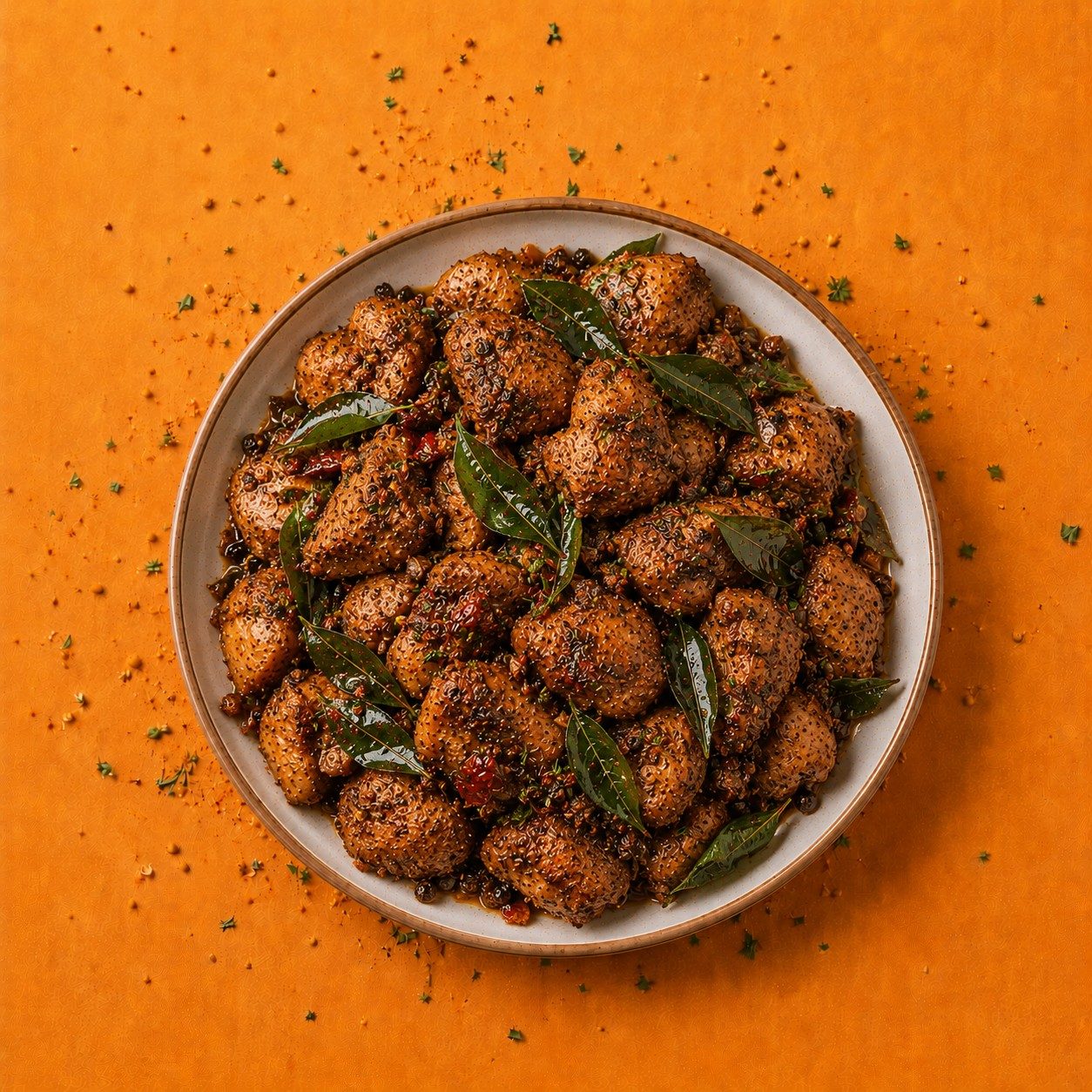 Curry Leaf Chicken.