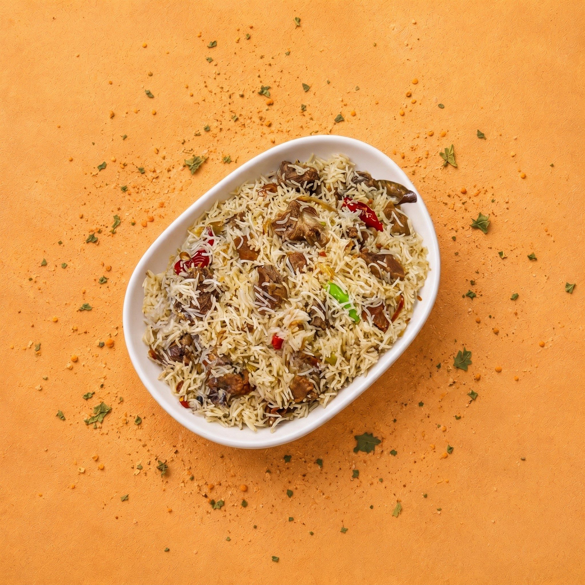 Goat Pulao.