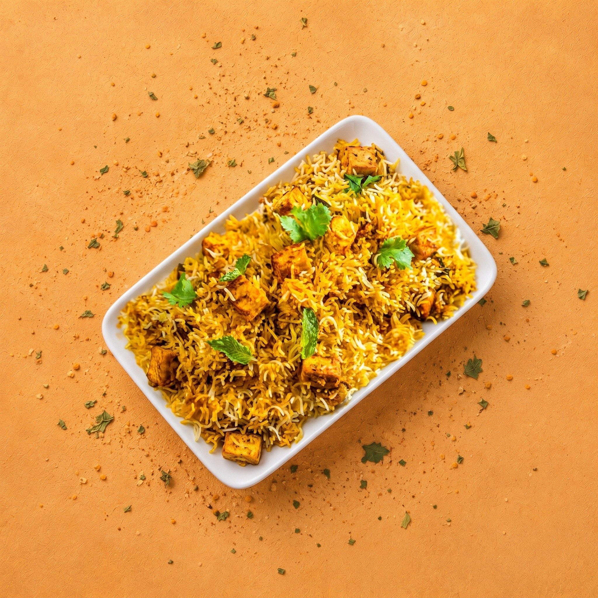 Paneer Biryani.