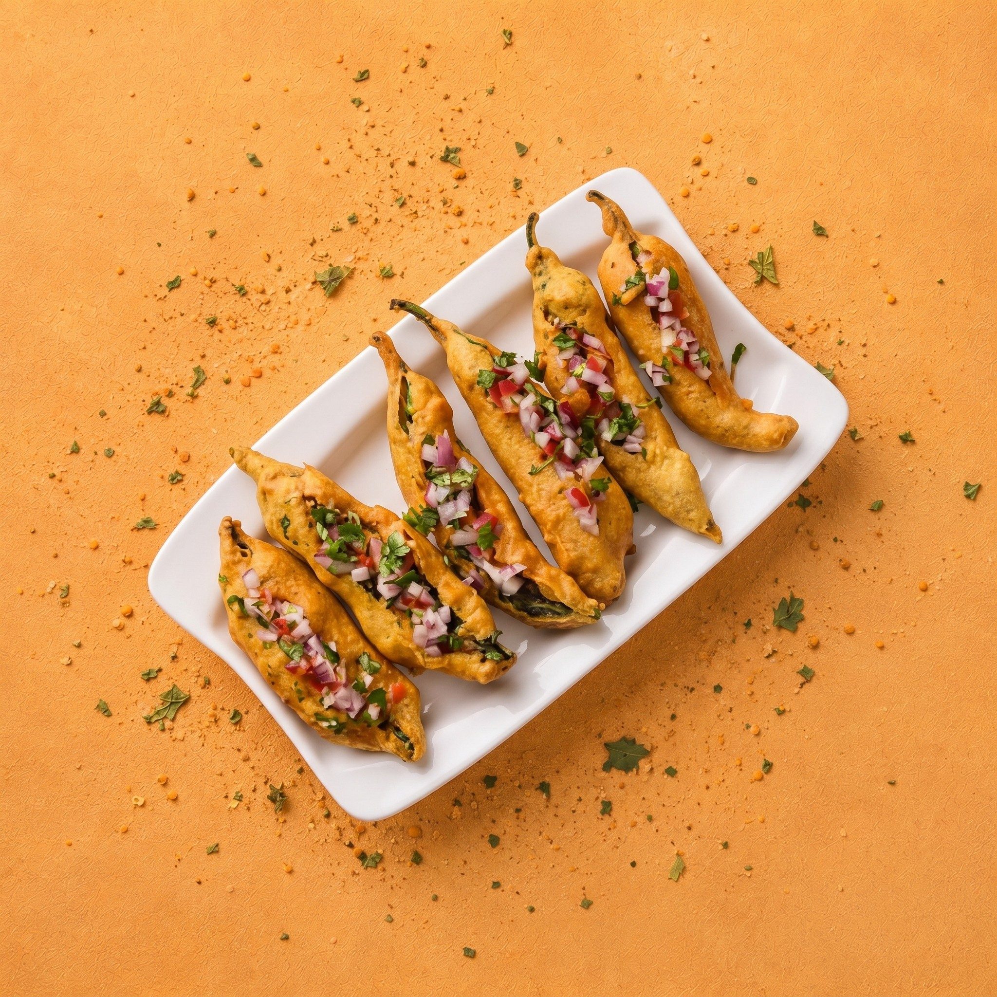 Stuffed Mirchi Bajji.