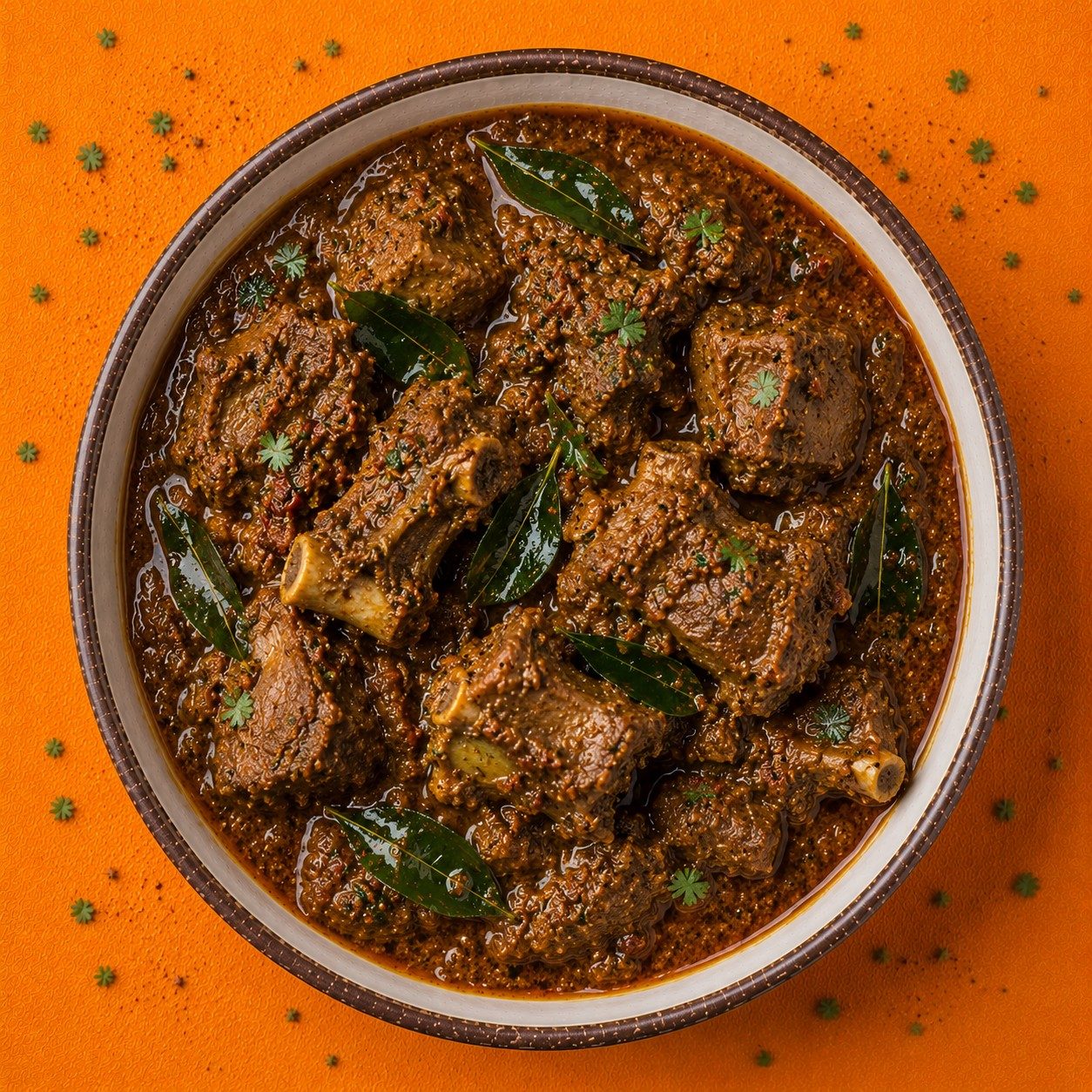 Curry Leaf Goat Curry.