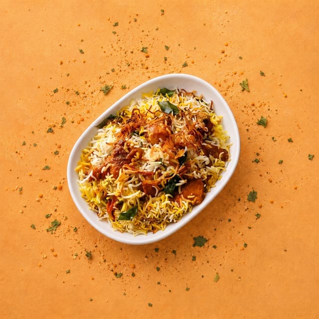 Boneless Chicken Biryani.