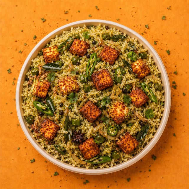 Paneer 65 Pulao.