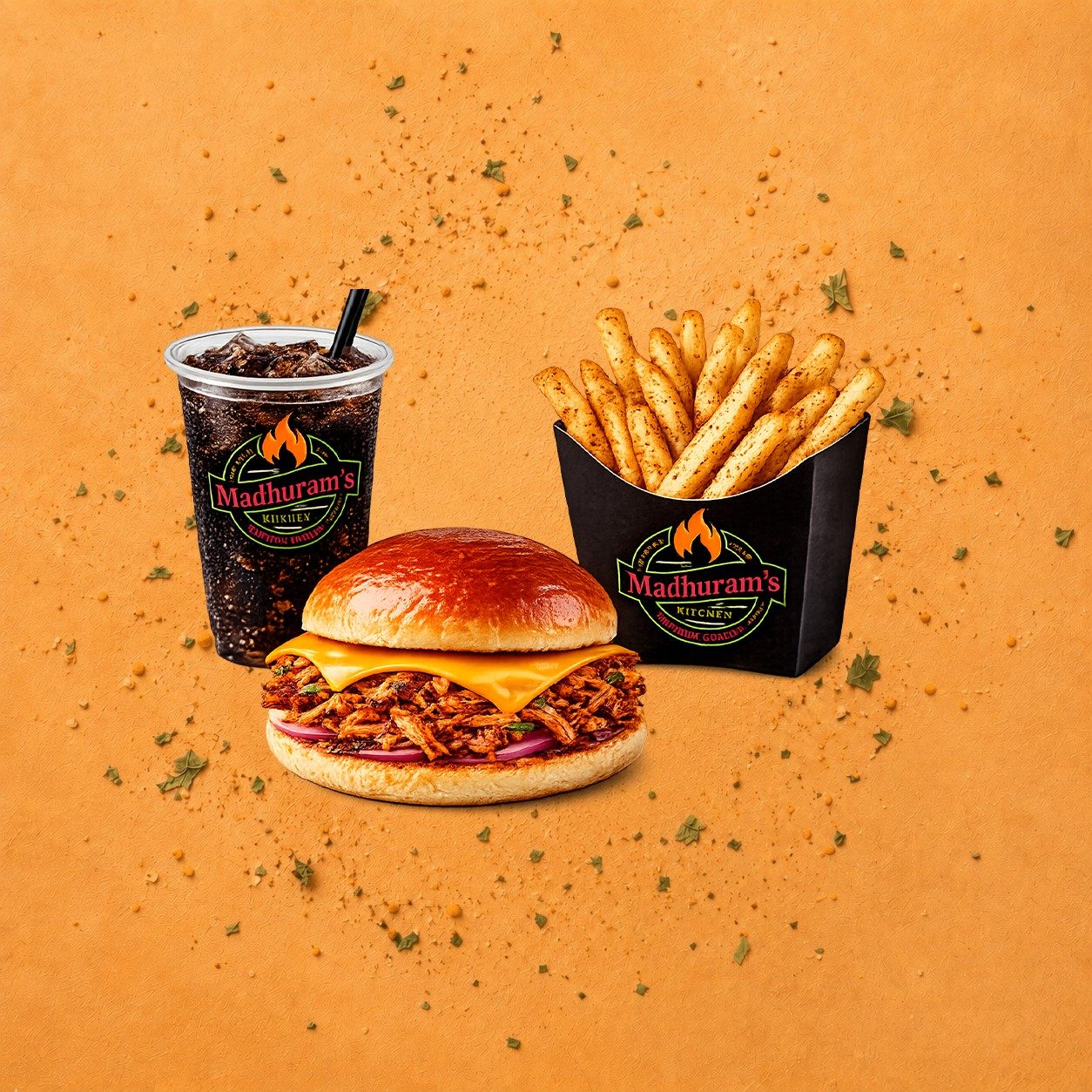 Chicken Tikka Slider Combo.