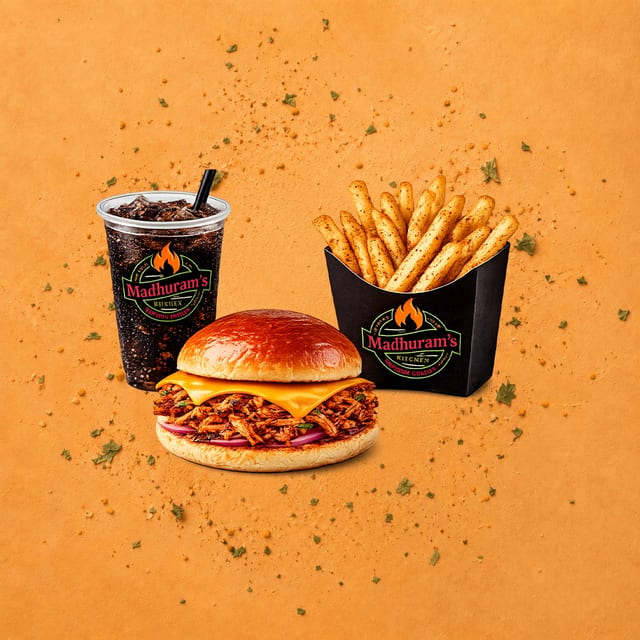 Chicken Tikka Slider Combo.