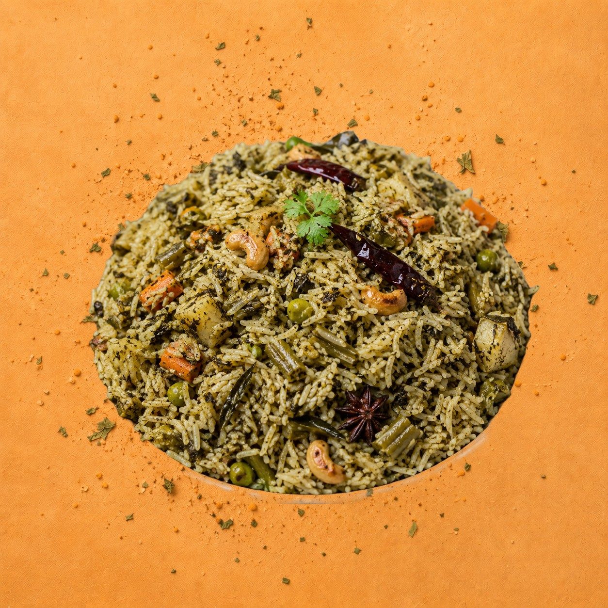 Gongura Vegetable Pulao.