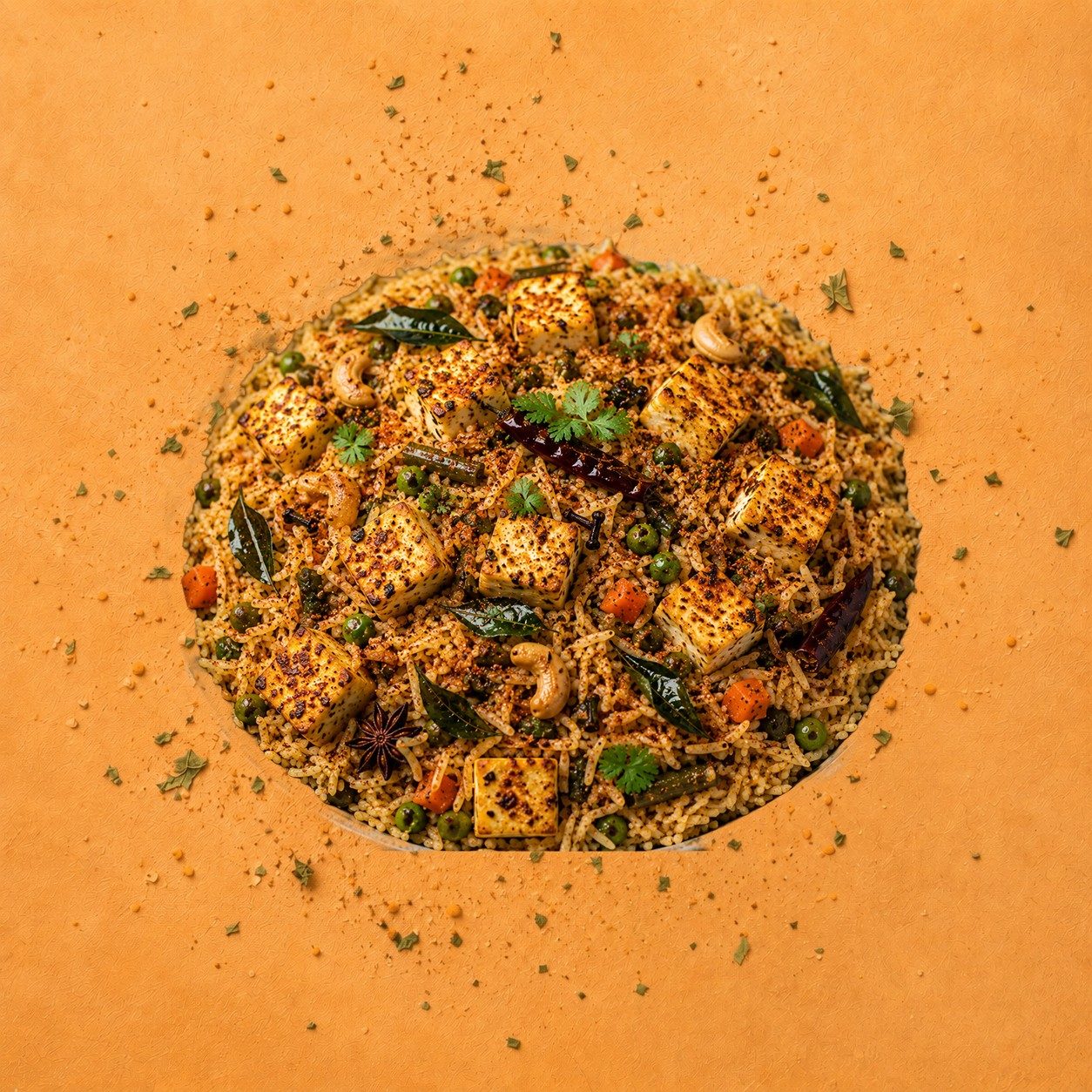 Karampodi Paneer Pulao.
