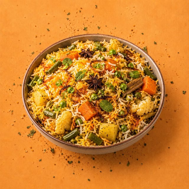 Vegetable Biryani.