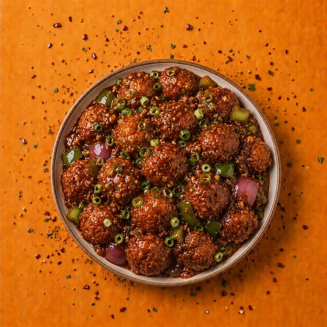Chicken Manchurian.