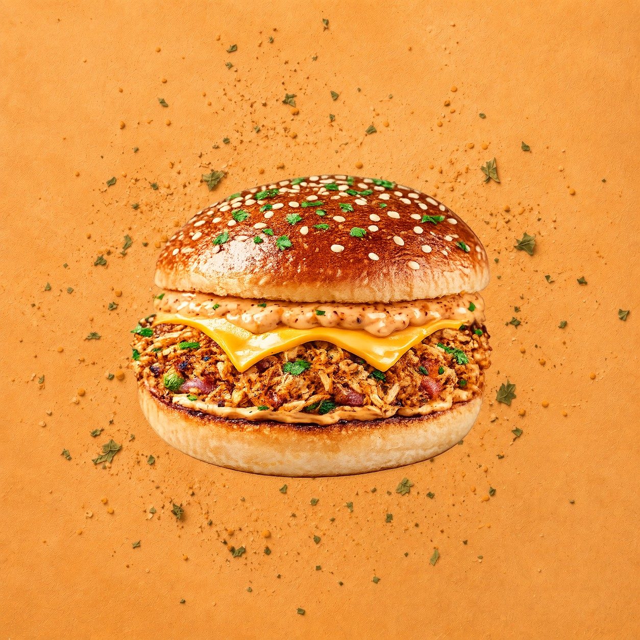 Paneer Tikka Burger.