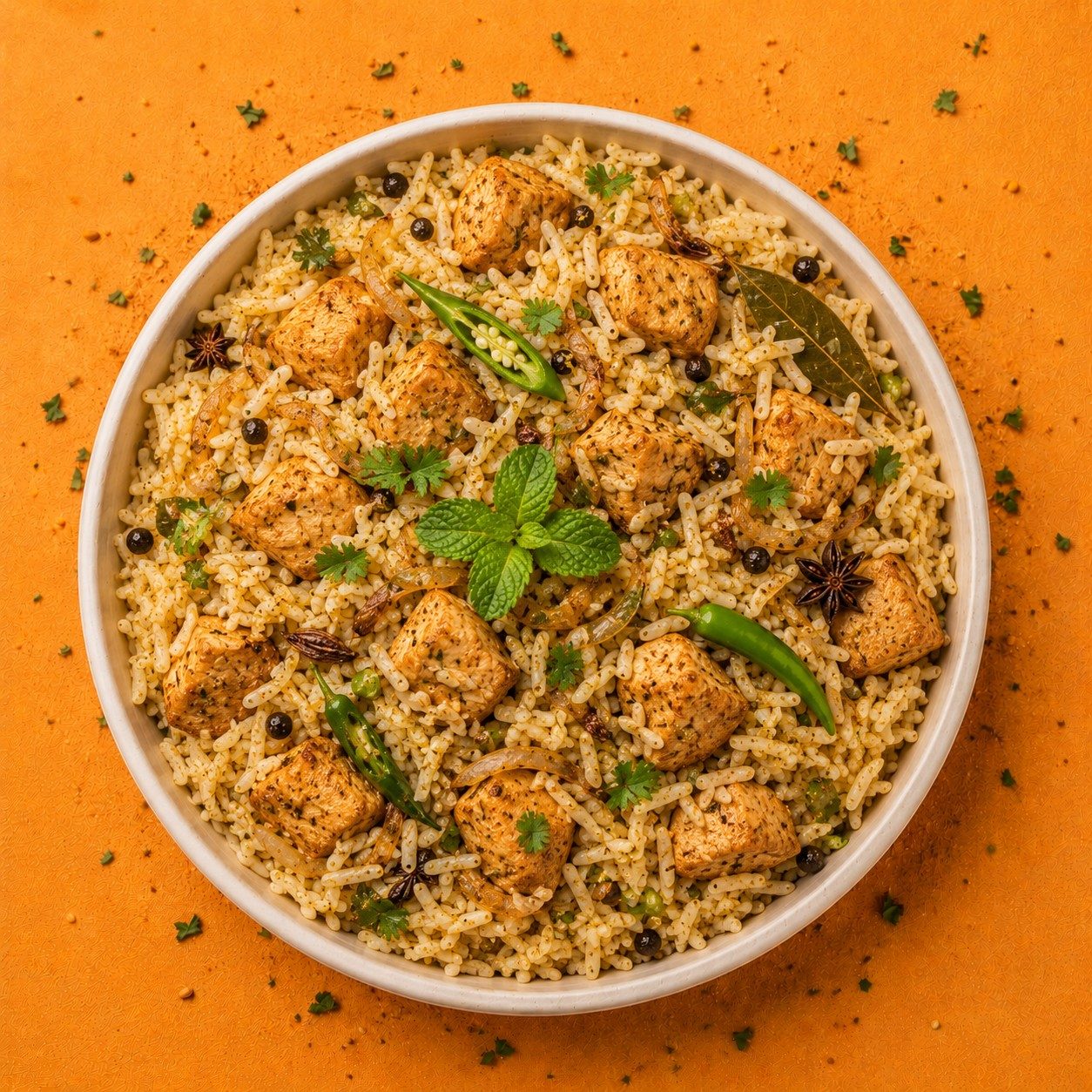 Boneless Chicken Pulao.