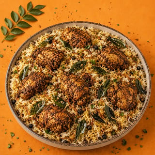 Curry Leaf Chicken Biryani