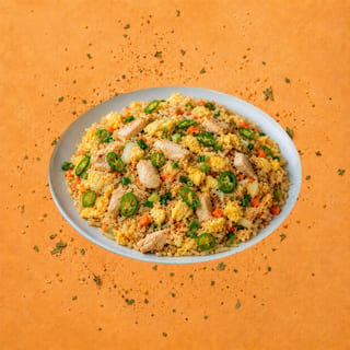 Green Chilli Double Egg Chicken Fried Rice