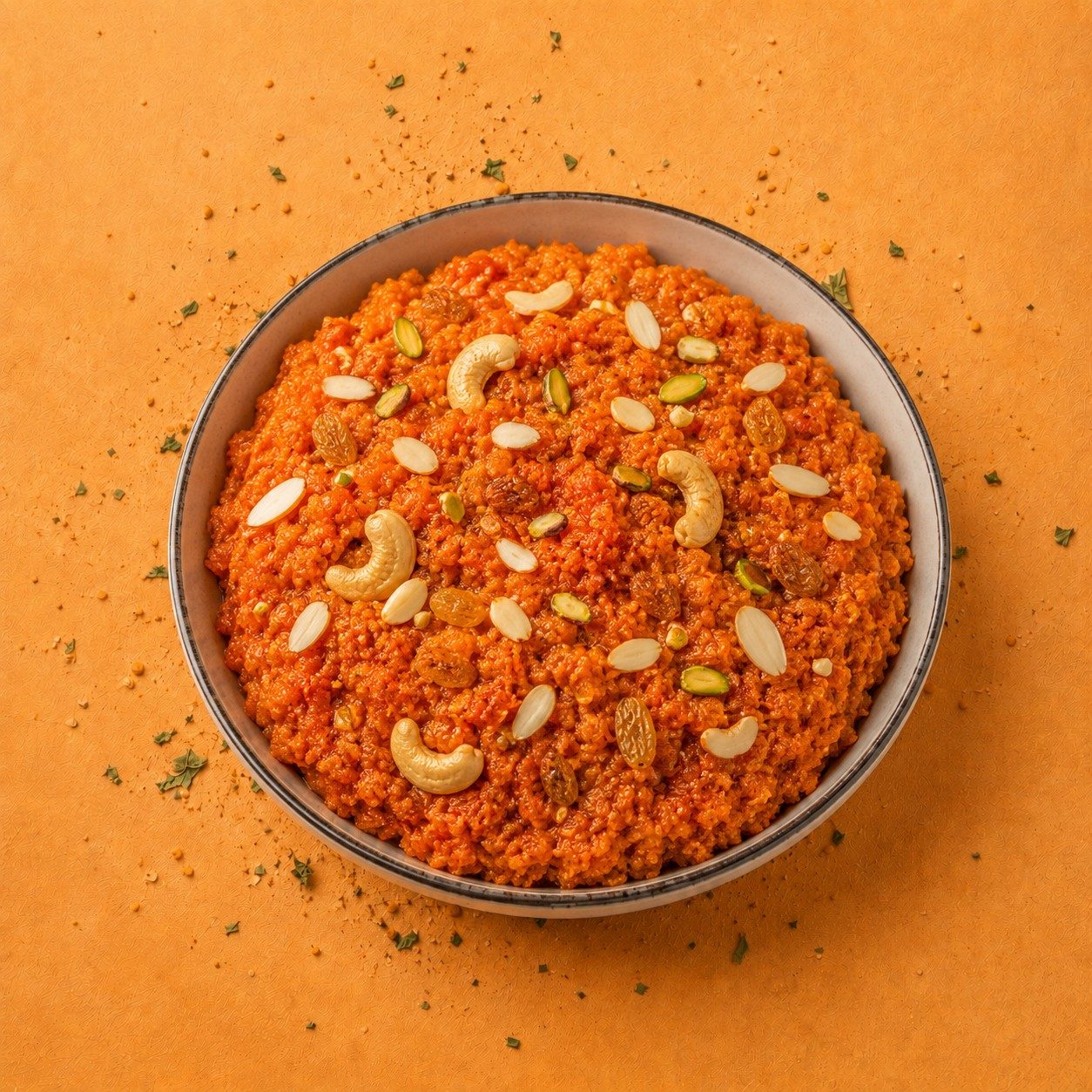Traditional Carrot Halwa.